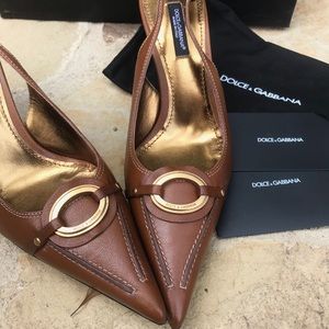 DOLCE & GABBANA Slingback heels